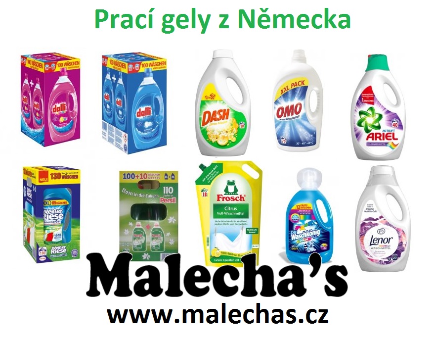 kvalitní prací gely z německa